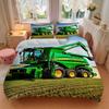 3Pcs Modern Agricultural Machinery Bedding Sets For All Sizes New 3D Printed Bed Cover Comforter Duvet Cover Pillowcase Bedroom Decoration