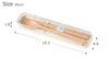 Takenaka tutu Wooden Cutlery Chopsticks and Spoon x x Chopsticks and 18 Set, Ivory, Set, Case Approx. 4.6 19.3 1.8 cm, Spoon Approx. cm, T-36386