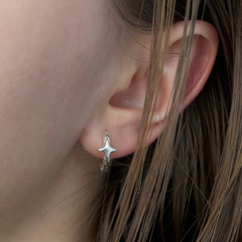 XANADU COLD EARRING silver