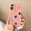 For Samsung Galaxy A06 Phone Case Heart-Butterfly Funda For Samsung A 06 Back Cover Camera Protection Liquid Silicone Bumper