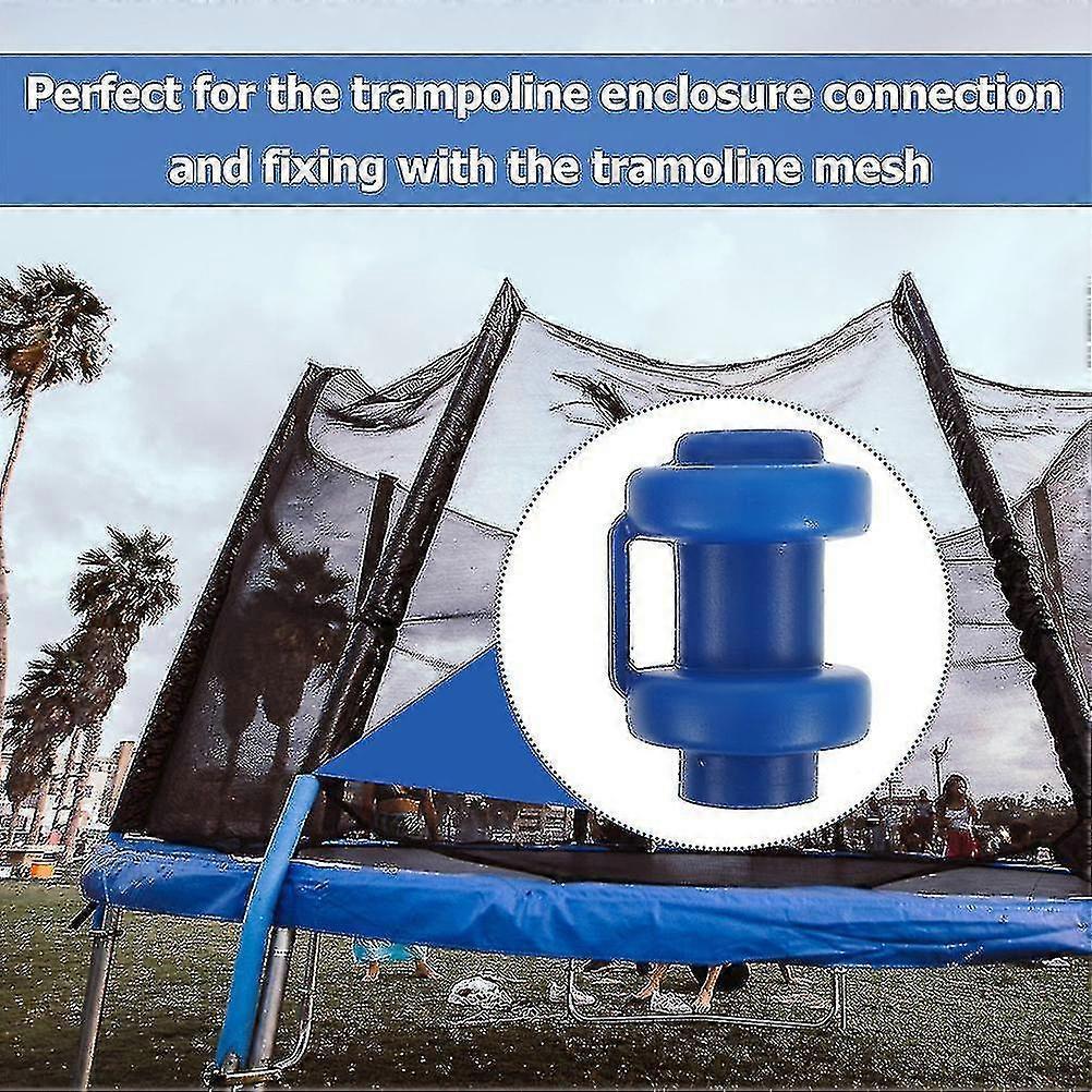 6 Pièces Accessoires de Trampoline Pièces de Tige de Trampoline Accessoires de Poteau de Trampoline Bouchons de Filet de Trampoline Bouchons en Plastique pour Poteaux de Trampoline - Pjun
