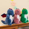Dinosaur Plushie Blue Cute Cartoon Toy Kids Birthday Decorative Gift