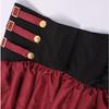 Women's Steampunk Gothic Skirt Halloween Pirate Costume for Christmas Role Play