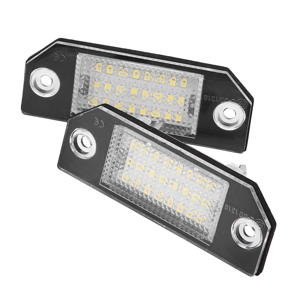 2 szt. 24 Ledowe koraliki Tablica rejestracyjna Lampa Led Light do C-Max Mk2