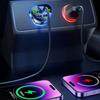 350W Car Phone Charger Usb Type C Super Fast Charge In Car With Led Voltage Monitor For Iphone Samsung Huawei Oneplus Vivo Oppo