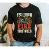 Firefighter Men T Shirt Fireman Fire DepartmenT First Vintage Washed Versatile Unisex For Every