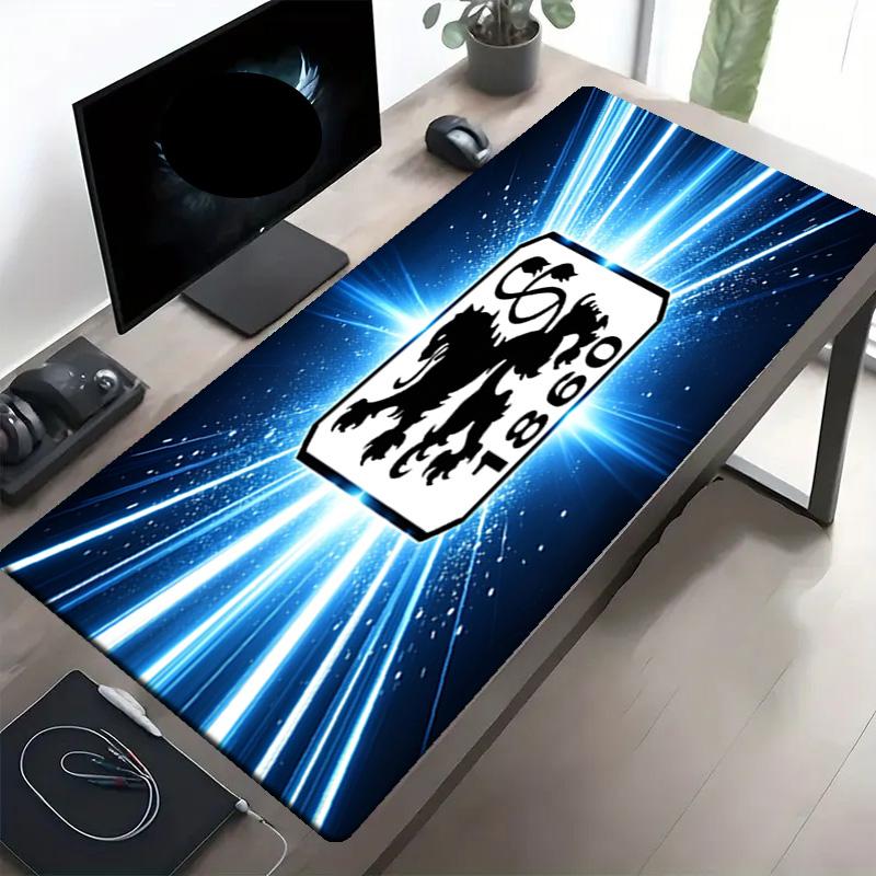 Tappetino per Mouse Stampa Football Club 1860 Monaco, Tappetino Antiscivolo per Tastiera Desktop, per PC Laptop Gaming Lavoro Uso Quotidiano, Fantastico Regalo Sorpresa per Festival