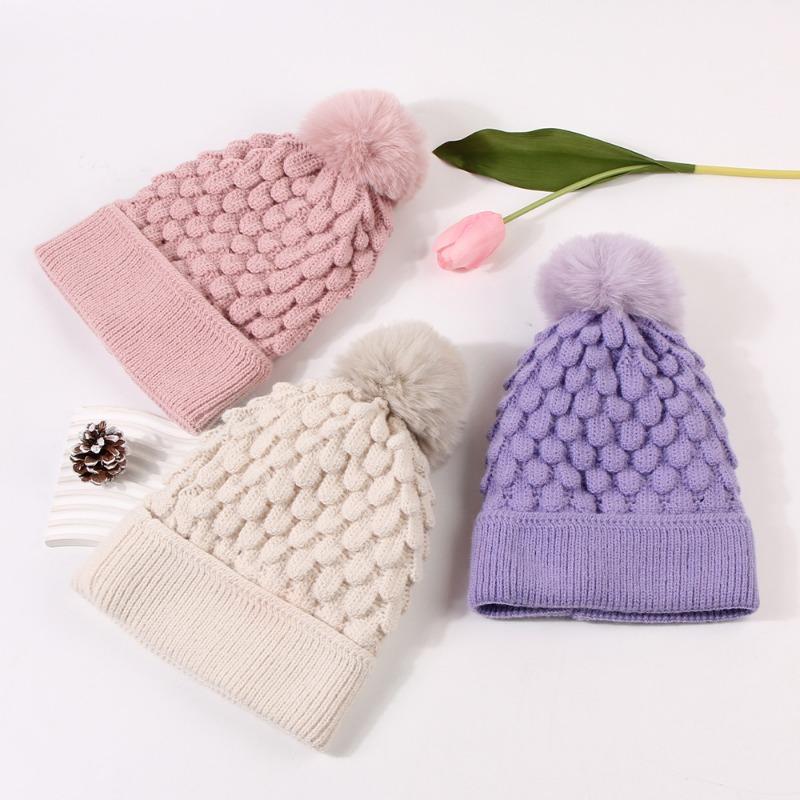 Big Head Size Warm Knit Hat Autumn Winter Fashion Casual Ear Protection Hat
