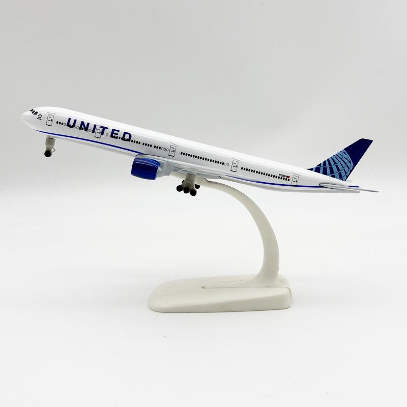 1/400 Maßstab Legierung Metall United Airway B777 20cm Diecast Flugzeugmodell United 777 Airways Flugzeugmodell Flugzeugmodell Spielzeug F Kind