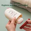 Soap Box with Lid Cute Cartoon Case Compact Sealed Leak-Proof Soap Container for Travel Business Trip