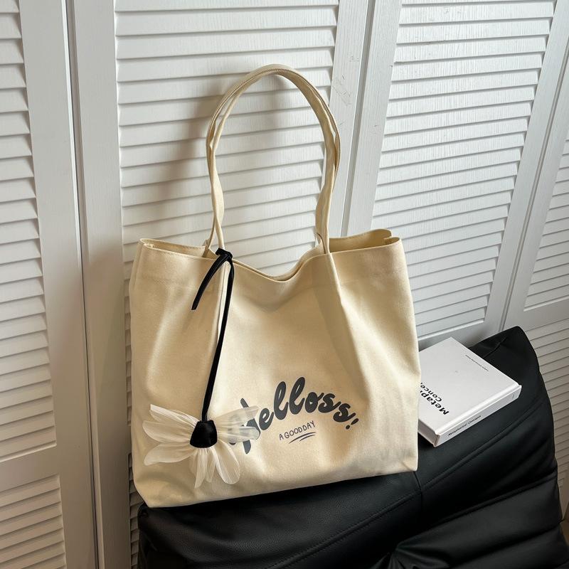 College Students Class Leisure Daily Travel Shoulder Bag Women's Summer New Large-capacity Tote Bag