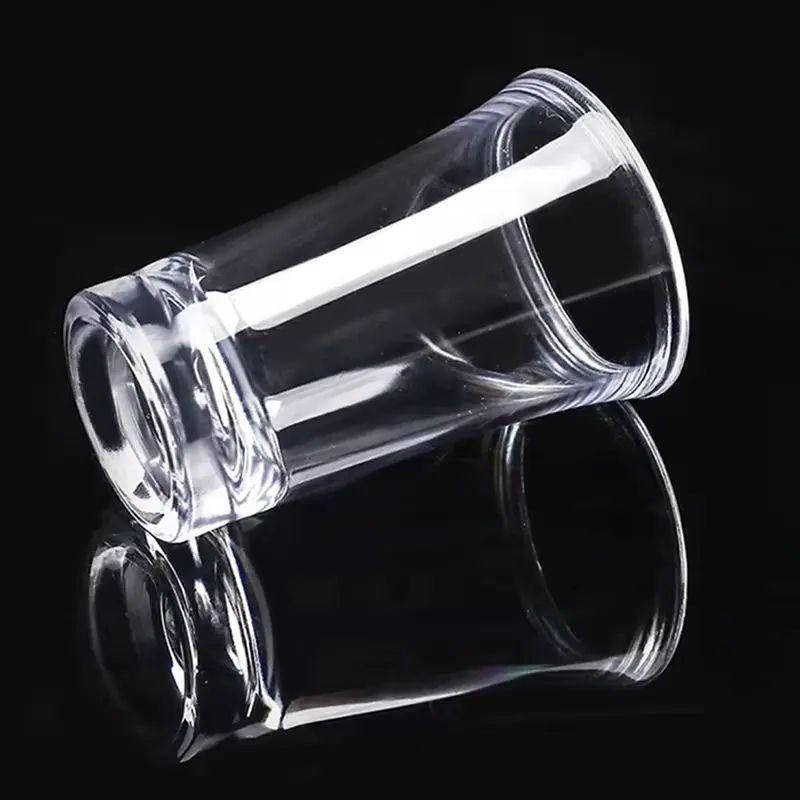 50ml Whiskey Foreign Wine Glasses Party Transparent Liqueur Cup 6pcs Set Shot Glass Mini Thick Bottomed Bullet Cup Holiday Gifts