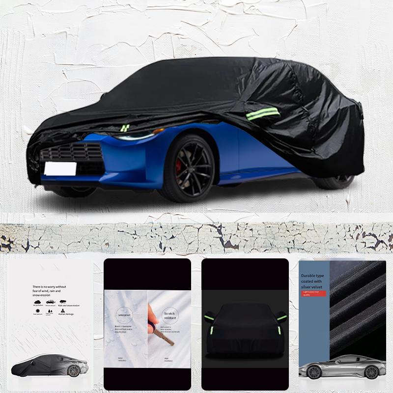 For Nissan z Anti-UV Sun Shade Rain Snow Resistant Dustproof Black cover Car umbrella Full Car Cover Outdoor Protection
