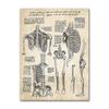 Wandbilder für Krankenhaus, Arzt, Büro, Dekor, Wandkunst, Leinwand, Malerei, Anatomie, Skelett, nordische Poster und Drucke, Vintage