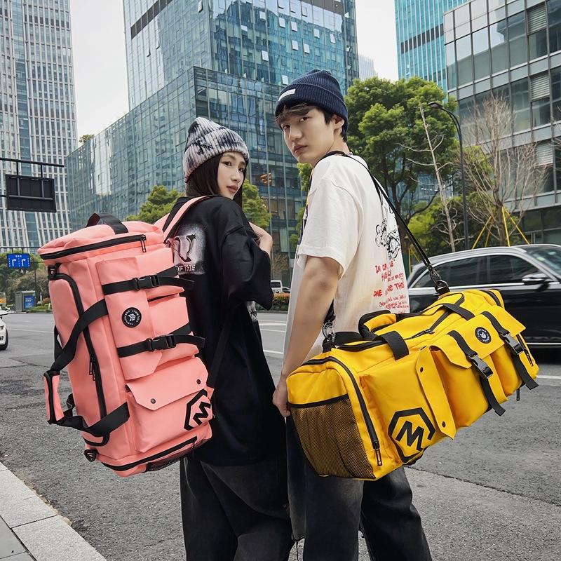 2023 Multicolor Large-Capacity Versatile Travel Backpack & Gym Bag