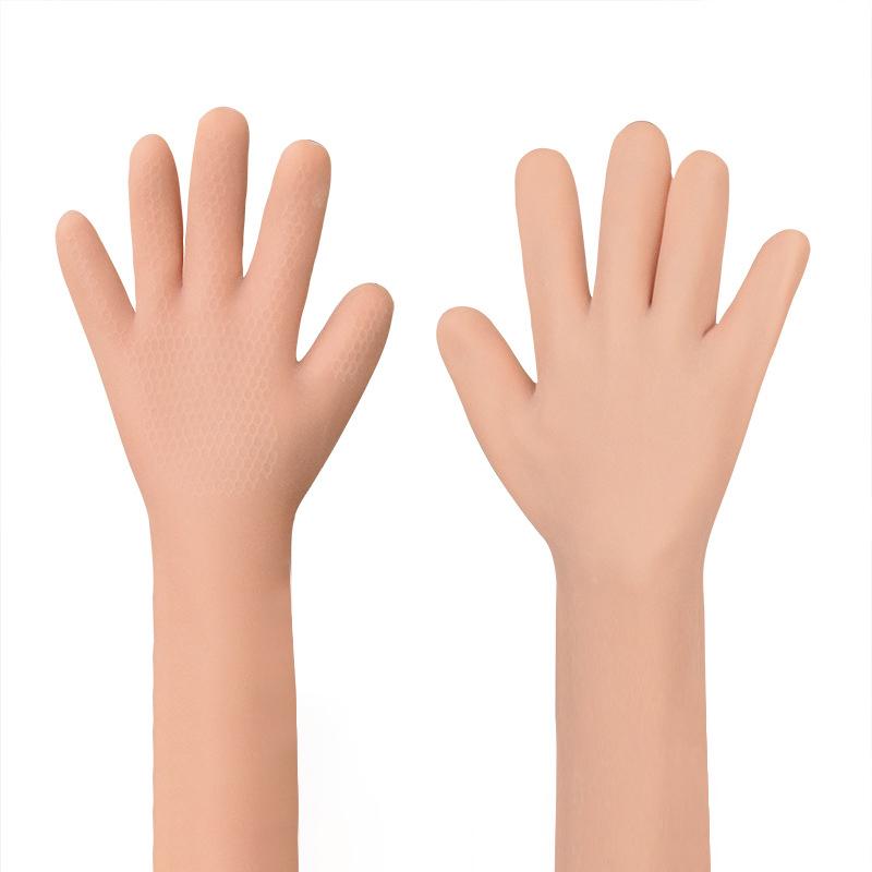 

Длинные силиконовые перчатки, водонепроницаемые, противосухие и увлажняющие эластичные перчатки для женщин