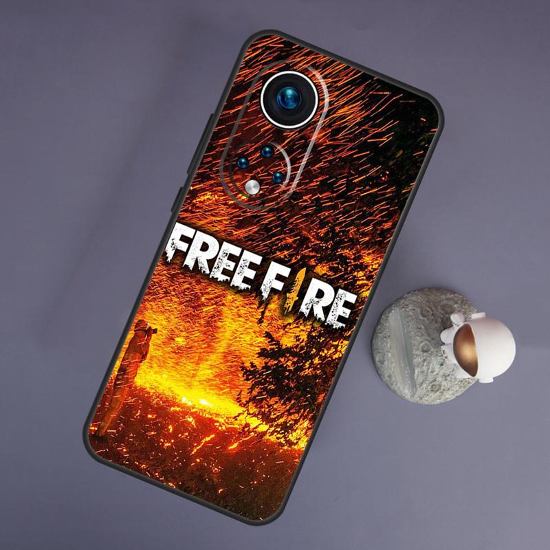 Free Fire Game For Huawei Honor Magic 5 Lite 70 50 X8 X9 a P20 P30 P40 P50 P60 Pro P Smart Nova 9 5T Case