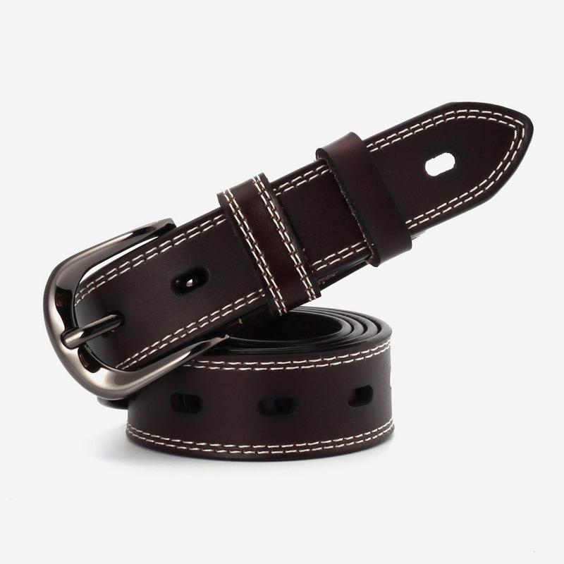 Women's Fashion Black Hollowed-out Waistband Belt - Trendy, Thin Summer Accessory