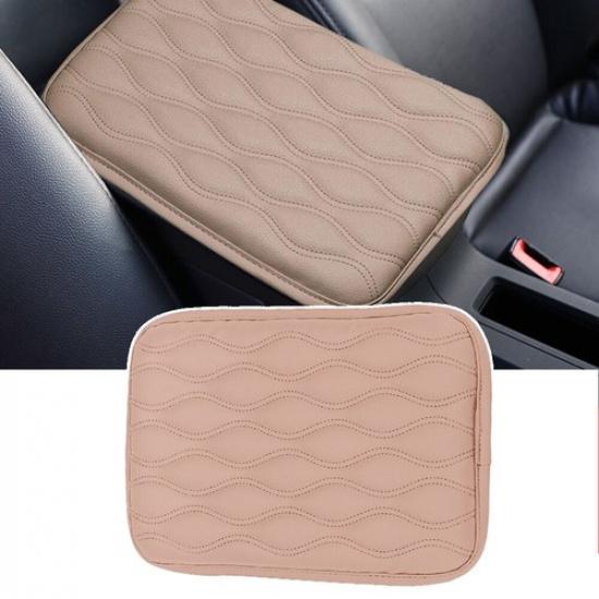 Car Armrest Pad Covers PU Center Console Box Leather Cushion Mat Accessories