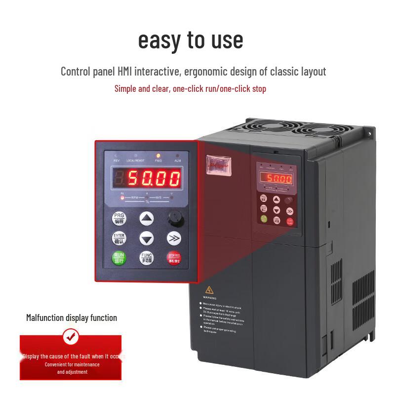 Ruide Tai 680 Series Vector Heavy Load Inverter CN plug (adapter included)