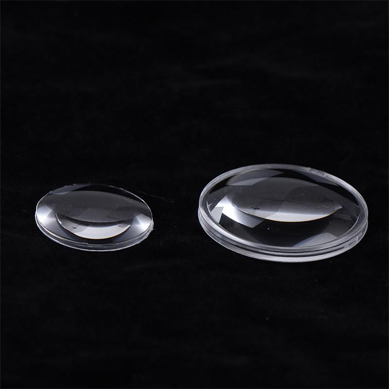 Lente óptica acrílica de 5 peças, 25 mm, 37 mm de diâmetro, lente plano convexa, óculos VR, lente asférica, lente PMMA