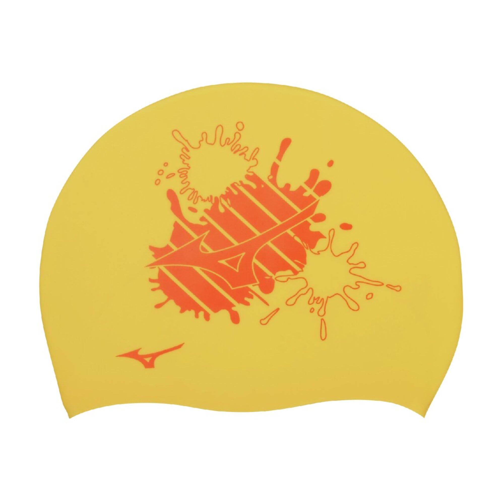 

MIZUNO N2JWC540 Silicone Swim Cap for Competitive One Size Fits Yellow Swimming, Unisex, All,