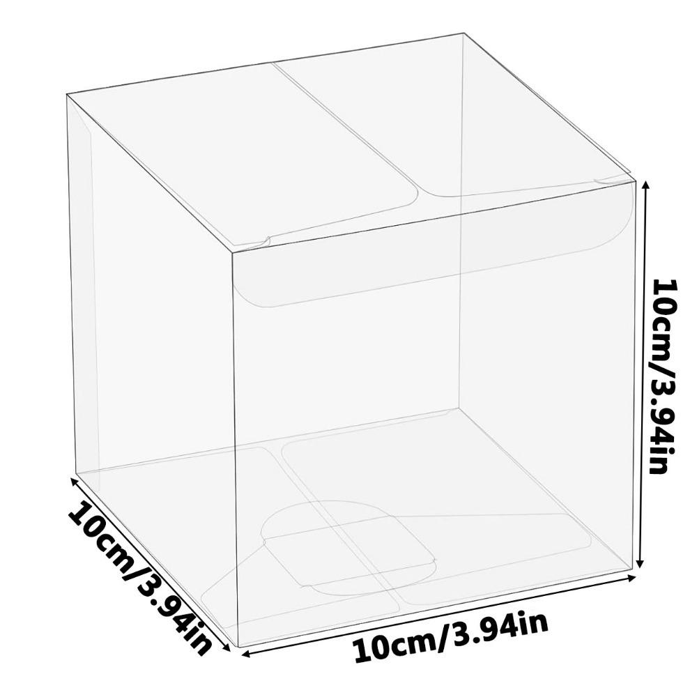

15 шт. Прозрачная пластиковая подарочная коробка PET Прозрачная упаковочная коробка Пластиковая коробка для угощений Подарочные коробки Одинарная упаковочная коробка Прозрачный кубический дисплейный ящик 15pcs boxes