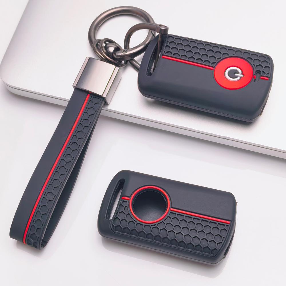 Key Holder Cover for YAMAHA Nmax XMax 125 250 309 300 400 Tricity NMAX 125 Tmax Tech Max with Keychain Anti-Scratch Surface Shockproof Structure