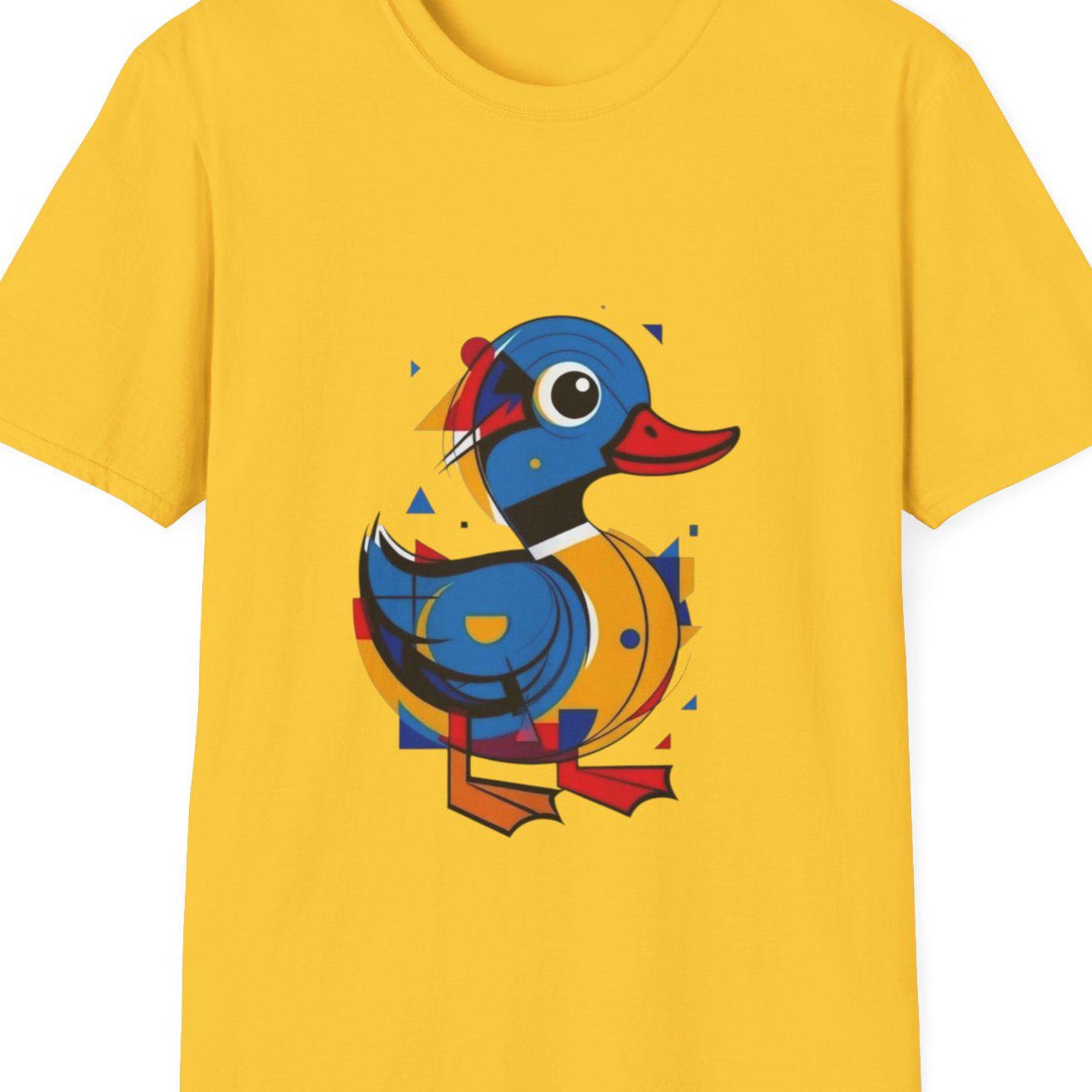 Pop Art Duck T-Shirt | Abstract Kids Cartoon Duck Fast & Free Shipping USA 110