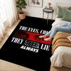 Eyes Never Lie Living Room Non-Slip Area Rug Soft Carpet for Bedroom Game Playroom Sofa Office Home Decor Doormat Christmas Gift C921154