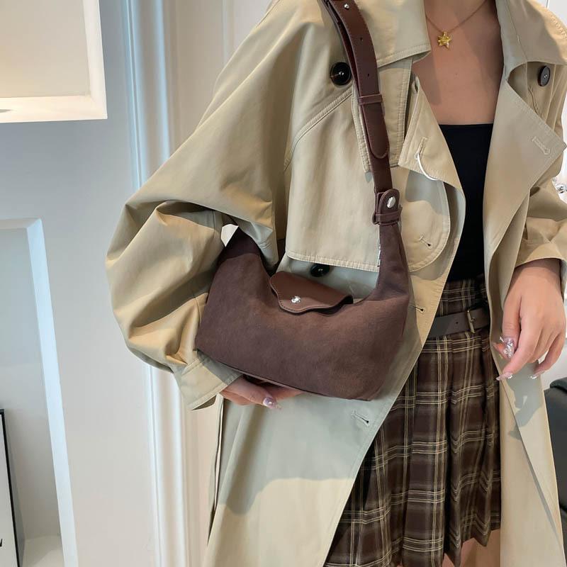 2025 New Autumn and Winter Popular Simple Foreign Fashion Waterproof Shoulder Crossbody Bag Light Tote Handbag