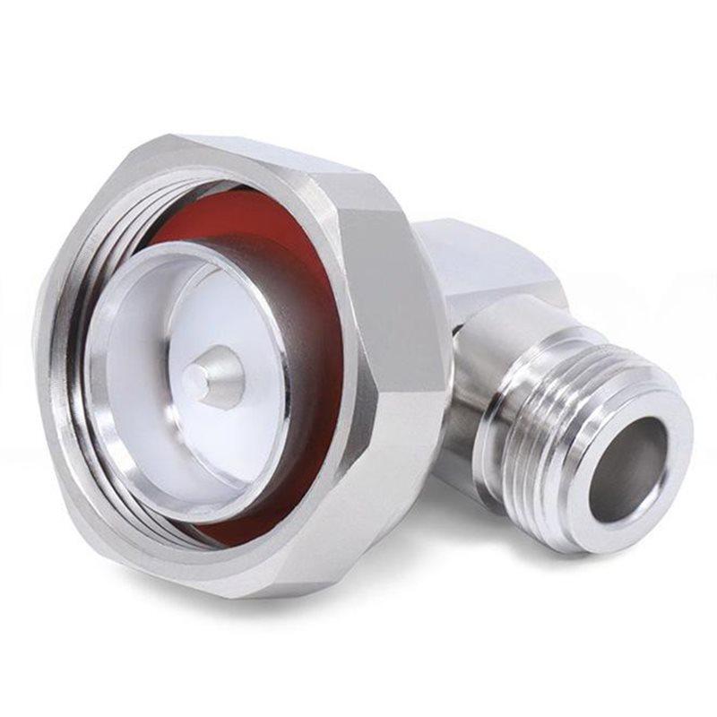 Адаптер coaxial A25F-90 градусов, прямой угол, L29 7/16 DIN штекер на N гнездо, L29/N-JKW 50 Ом, низкий КСВ, угловой соединитель DIN-N
