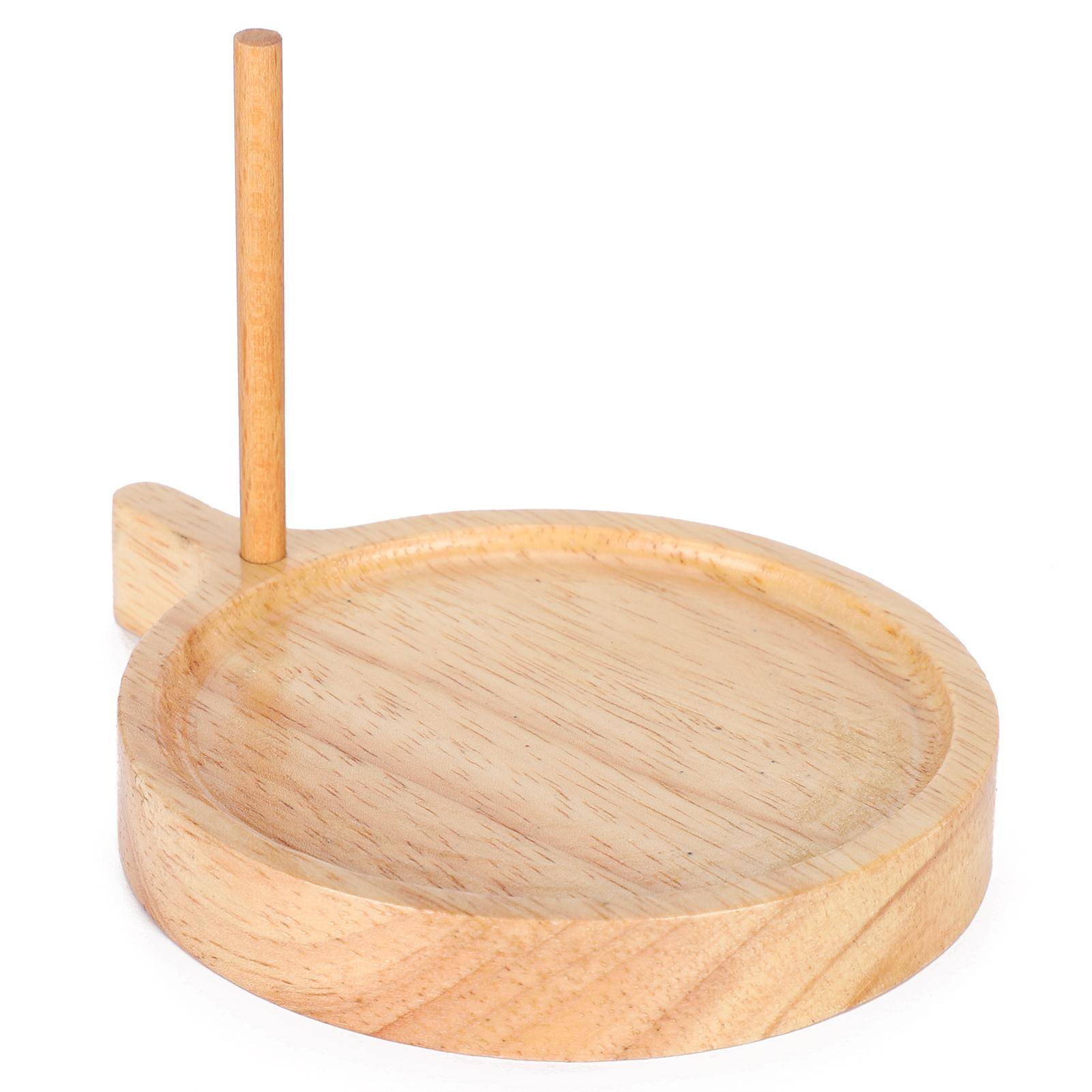 

Деревянный лоток для бисера, круглая доска для бисера для изготовления украшений, набор для ткачества из цельного дерева