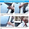 DOTAATDW Car Weather Stripping, 30Mm Windshield Rubber Seal For Car Front Rear Windshield Trim, Rubber Adhesive T Shape Sunroof Seal Cover Leak Sound