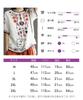 Second Roots Ethnic Embroidered Pullover Asian Short Floral and Botanical Outdoor Loose Plus Sizes Solid Top, Pattern, Sleeve, Summer, Women's,