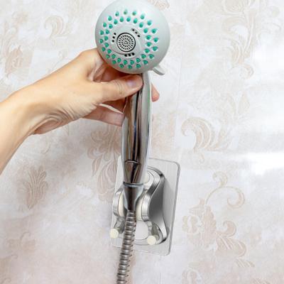 Selbstklebender Duschkopfhalter, winkelverstellbar, wasserdicht, kein Bohren, Wandhalterung, universeller Handbrausenhalter fürs Badezimmer