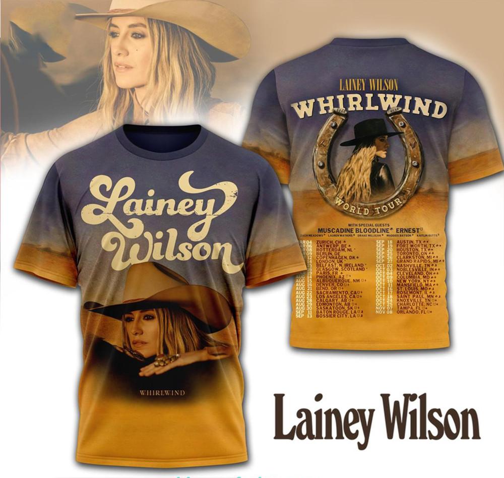 Collection Lainey Wilson Whirlwind For Fans 2025 MR58 Unisex T-Shirt S