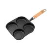 Cast Iron 4-Hole Egg Frying Pan