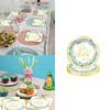10/20Pieces Disposable Paper Plates Paper Napkins Baby Showers Supplies for Baby Showers Boy Girl Birthday Celebration