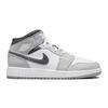 Jordan Kids Jordan 1 Mid "Light Smoke Grey" Sneakers 554725-078