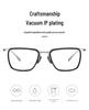 Retro Square Frame Pure Titanium Glasses for Science & Engineering - Large Frame, Myopia-Compatible