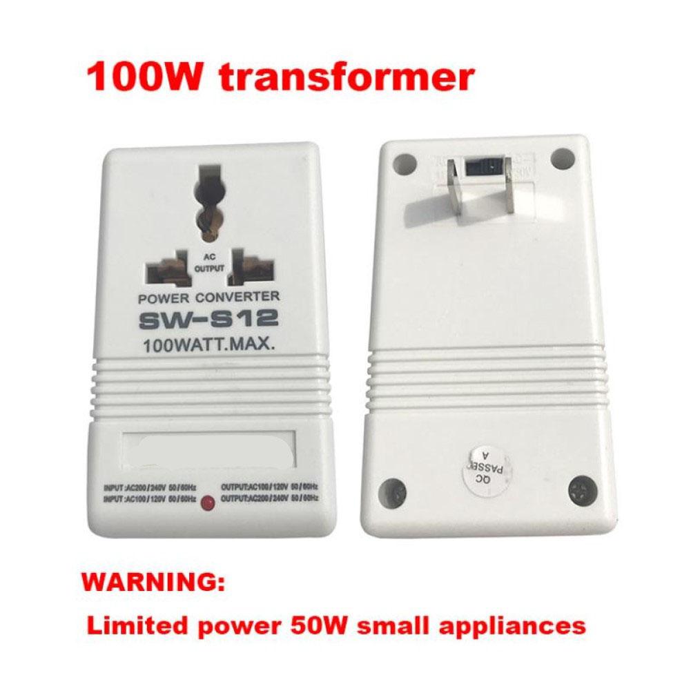 

Перетворювач живлення 100 Вт 110 В 120 В до 220 В AC117V-AC230V