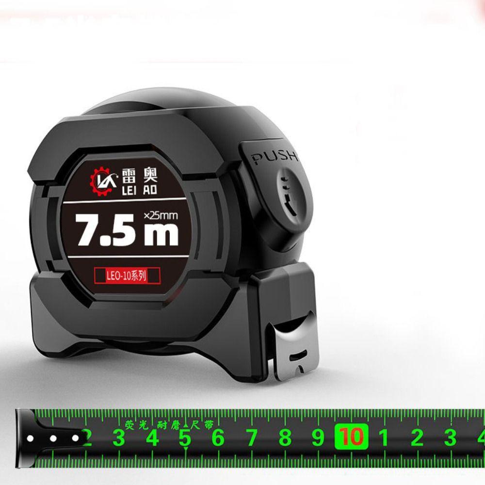 Wear-Resistant Fluorescent Tape Measure Fluorescent Measuring Tape Retractable   Carpent