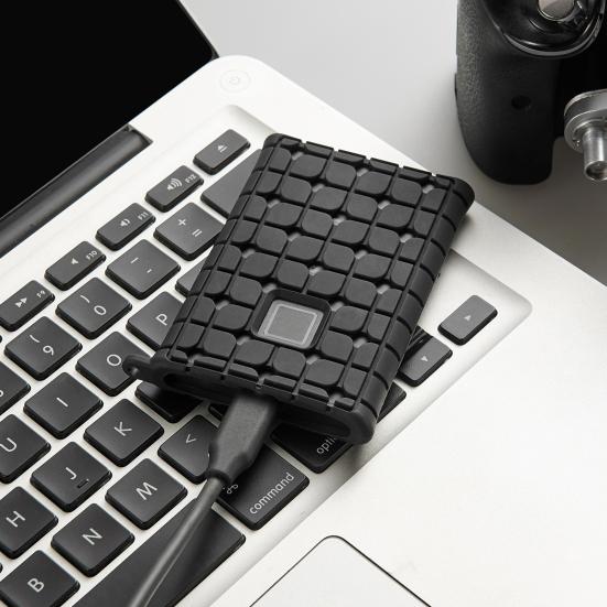 Soft Silicone Anti-fall SSD Hard Disk Protective Cover Carrying Case for Samsung T7 Touch