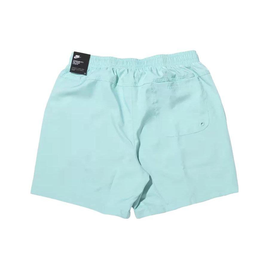 Nike Solid Color Casual Drawstring Straight Shorts Men Bottoms Blue AR2383-382