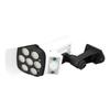 Solar LED Wall Light Simulated Camera Induction Lamp Remote Control Garden Street White Light