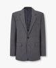 Man On The Boon Striped Wool Single Jacket_Gray 4715151005