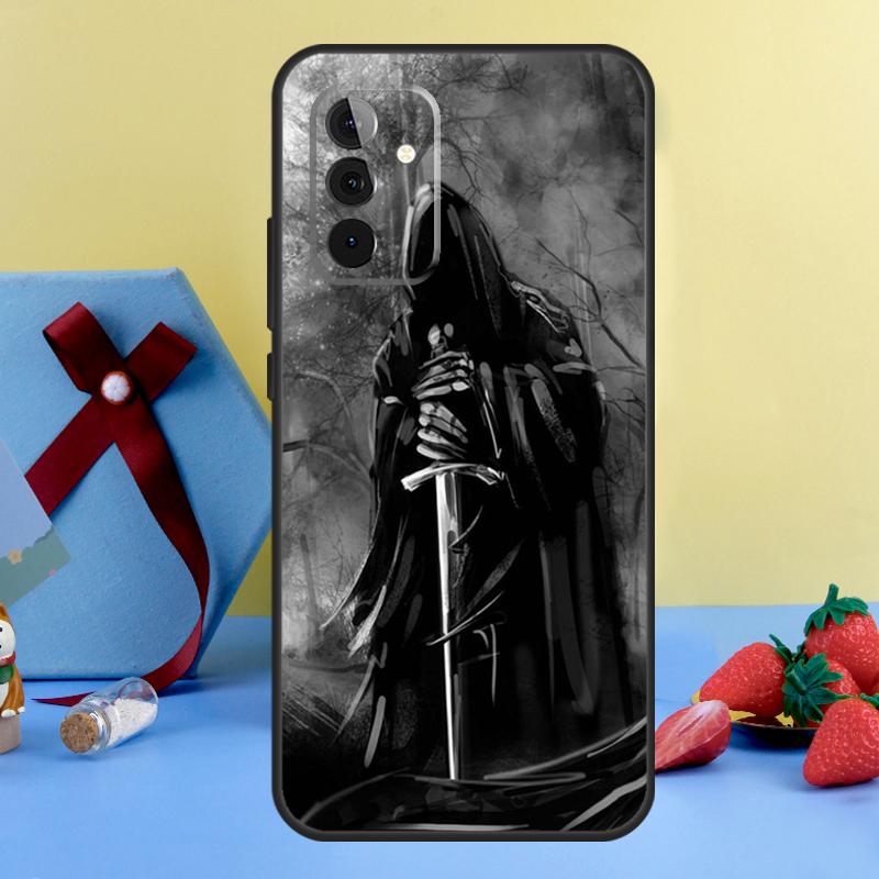 Death Grim Reaper Skull Case For Samsung Galaxy A13 A33 A53 A16 A17 A54 A34 A14 A15 A35 A55 A52 A12 A32 A26 A36 A56