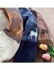 Men's Retro Patchwork Knit Sweater: Warm, Thick, Stylish, and Loose-Fit Winter Jacket