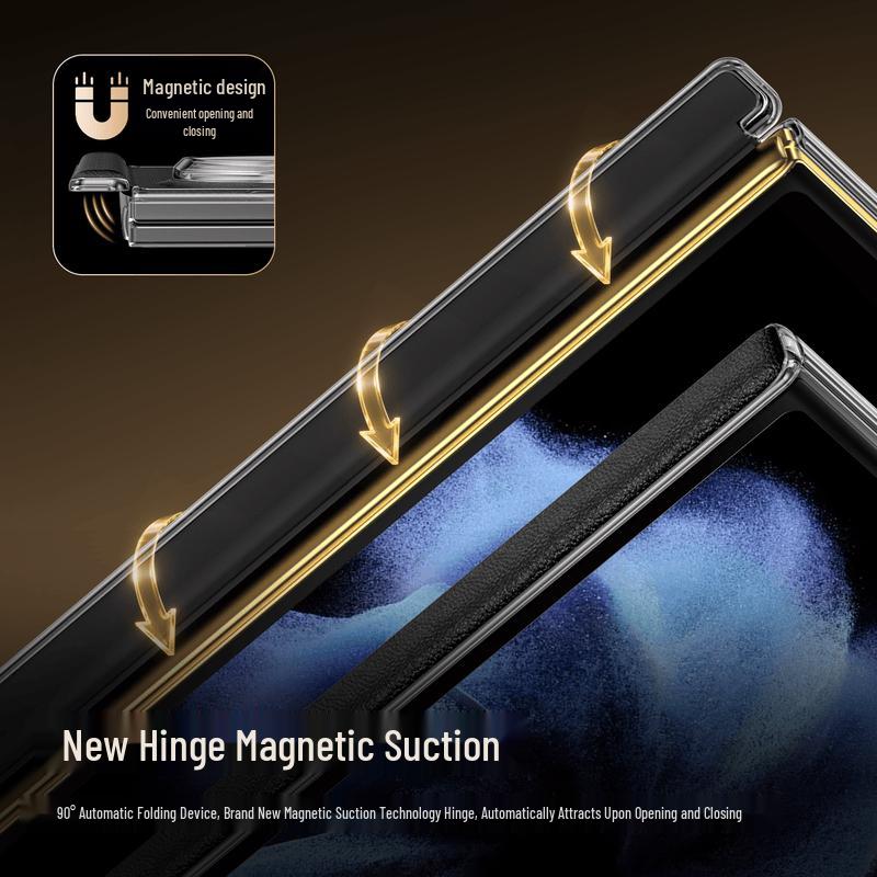 Xiaomi MIX Fold 4 Magnetic Hinge Leather Case